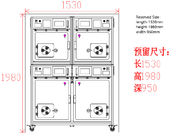1410*840*1900mm Controlled Oxygen Pet ICU Cage